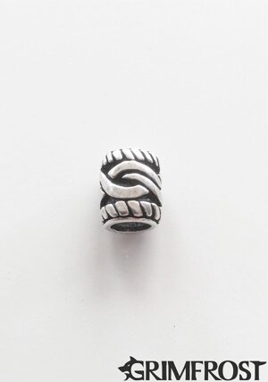 beard bead silver