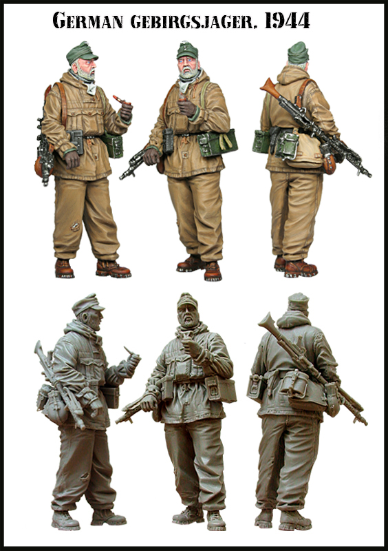 MiniStuff - German Gebirgsjager. 1944-1945