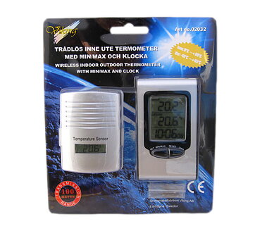 Digital termometer inne ute Digital termometer inne ute