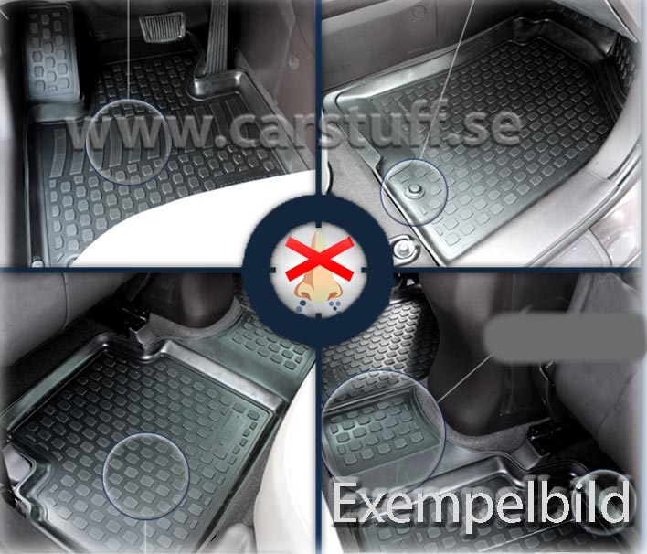 Bilmatta Toyota Verso 2009-> Gummimattor - Carstuff.se