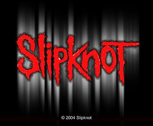slipknot red shadow logo sticker rockzone