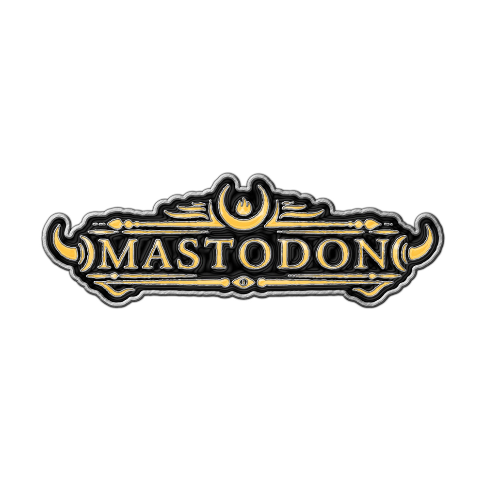 Mastodon Logo Pin Badge - Rockzone