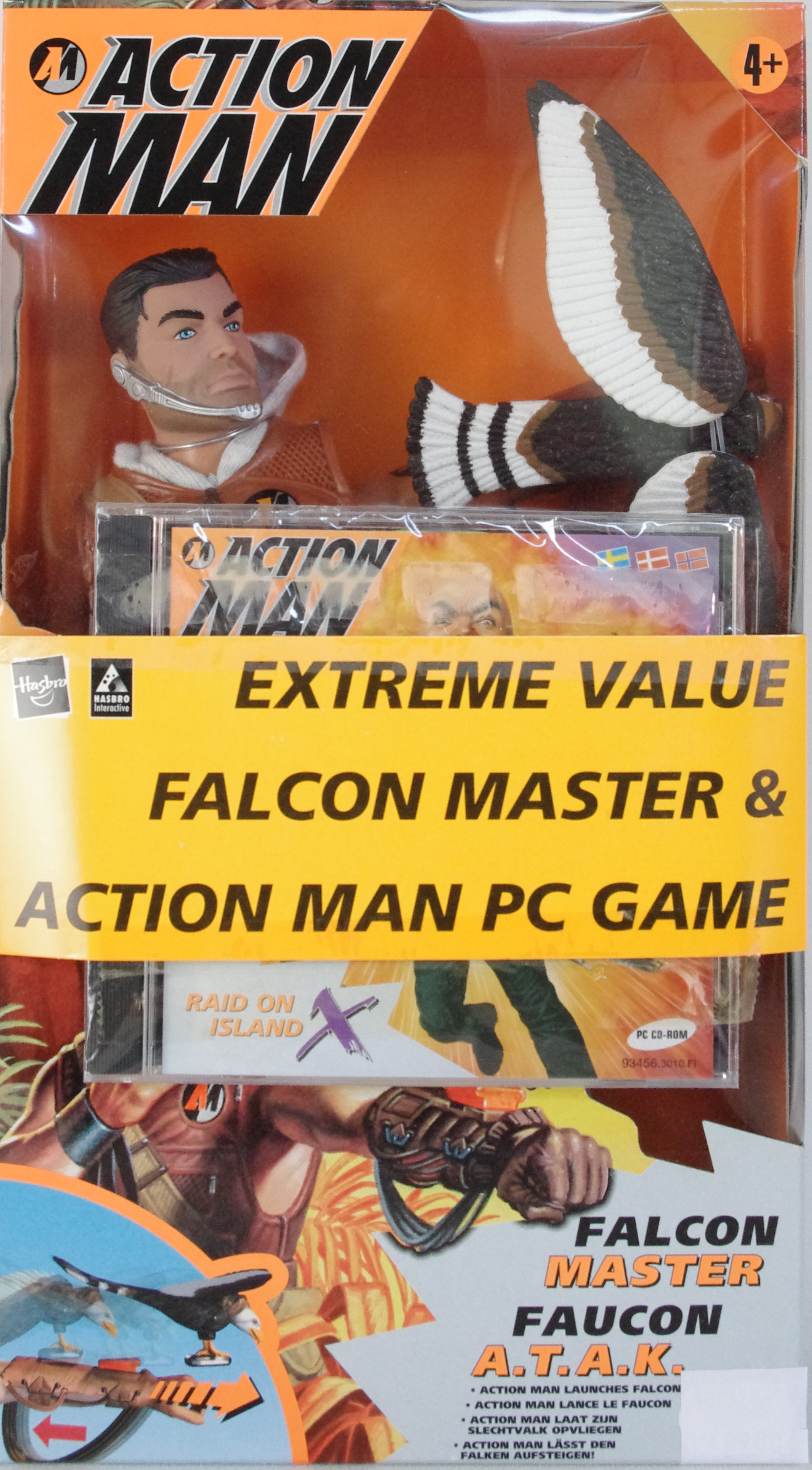 Action Man - Falcon master med datorspel - Billiga 