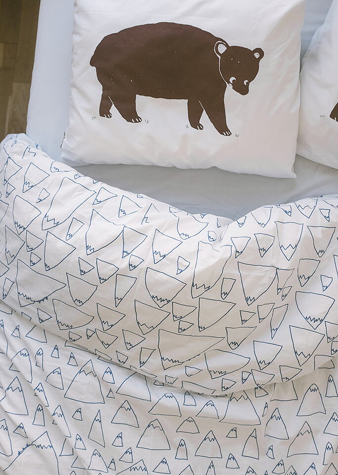 Fine Little Day Bruno Mountains Bed Set Bruno Mountains Bed Set