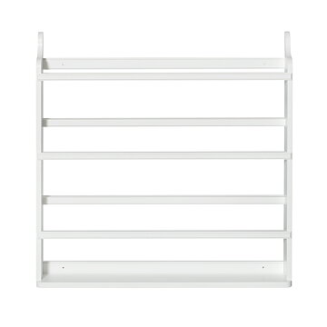 Furniture tallriksställ / bokställ till barnrum vit