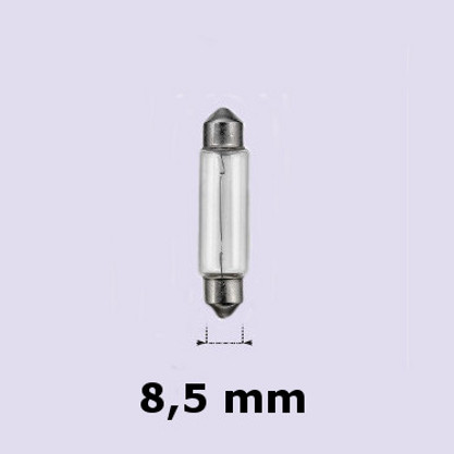 Blå LED spollampa 10x36 S8,5 12V lamportillallt Blå LED spollampa 10x36 S8,5 12V 2 pack lamportillallt