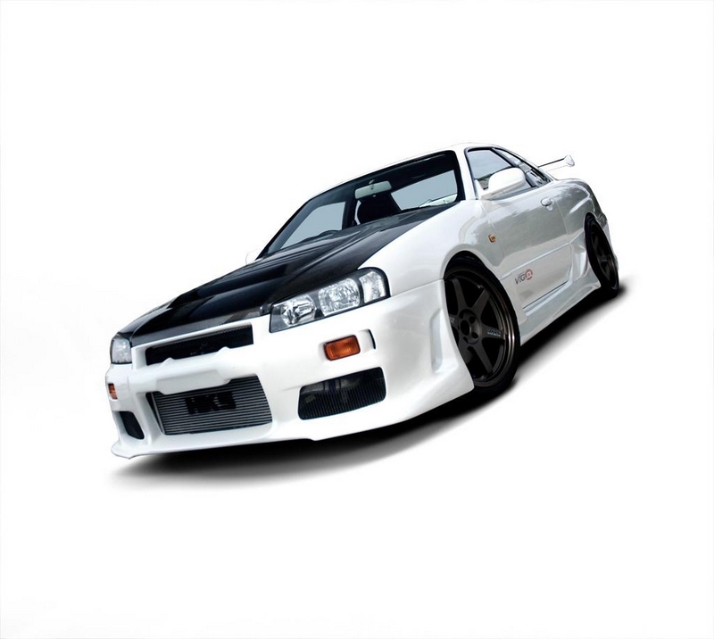 FRONT BUMPER NISSAN SKYLINE R34 GTT - Bluepower