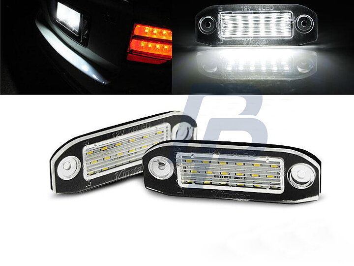 LICENSE LED LIGHTS VOLVO C30 / S40 / V50 / S60 / V70 / S80 / CX60 ...