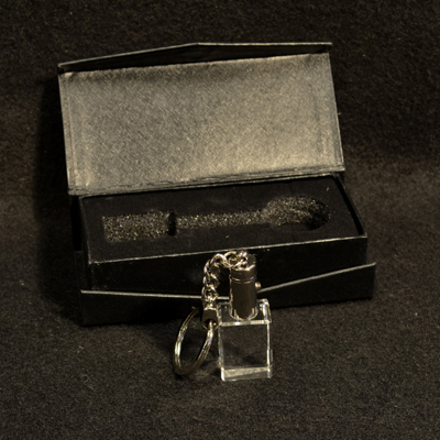3D porträtt glas