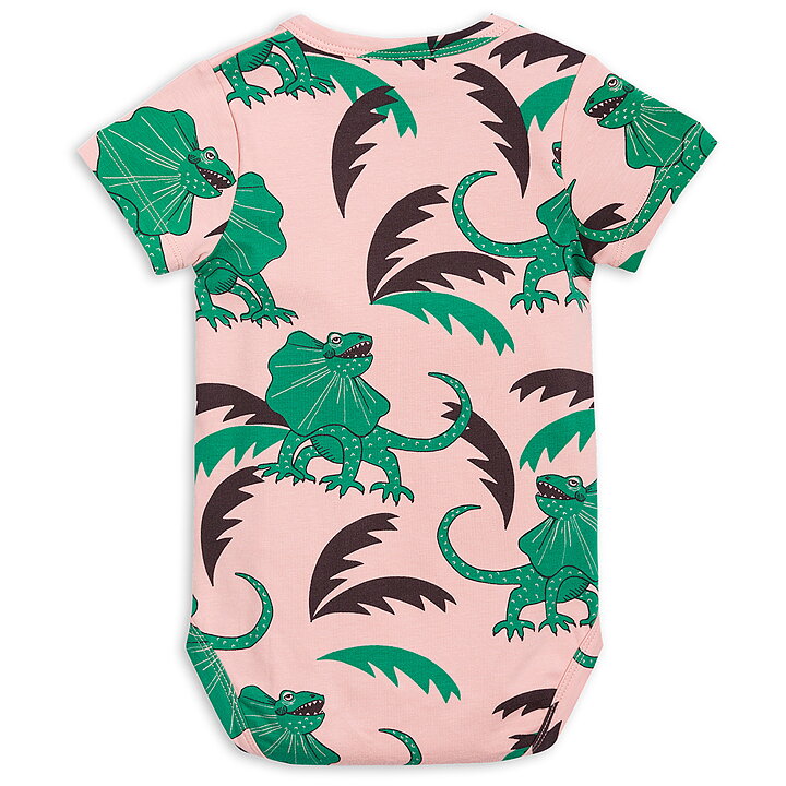 Mini Rodini Body Short Sleeve Draco Green Freshmilk Children S