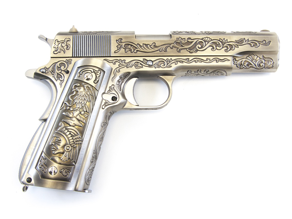 WE 1911 Chrome - Etched Special Edition - Tactical Store - Paintball ...