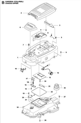 Reservdelar automower 330x