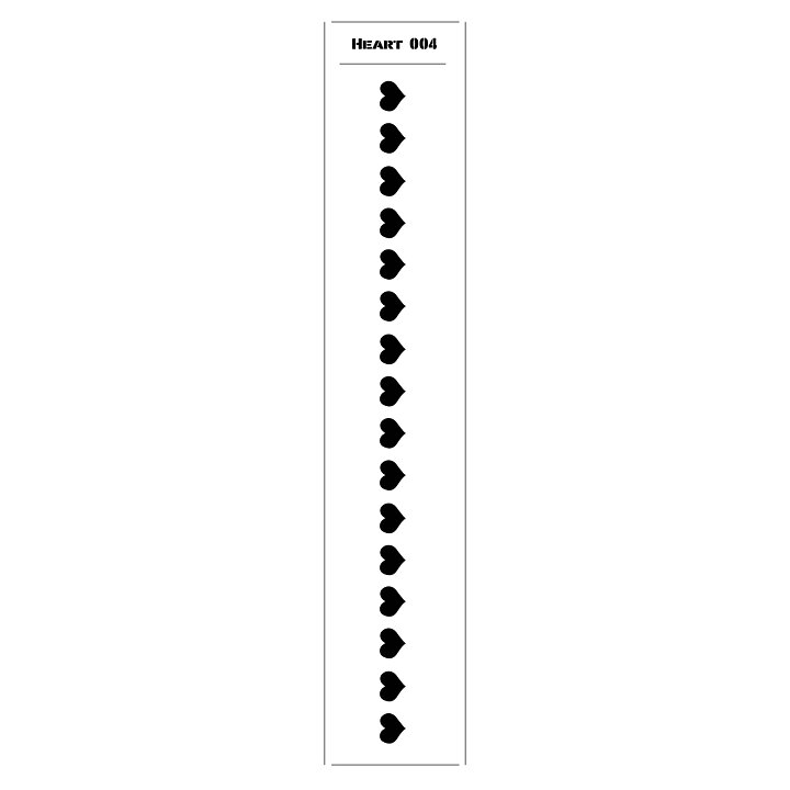Pattern Card Heart 004