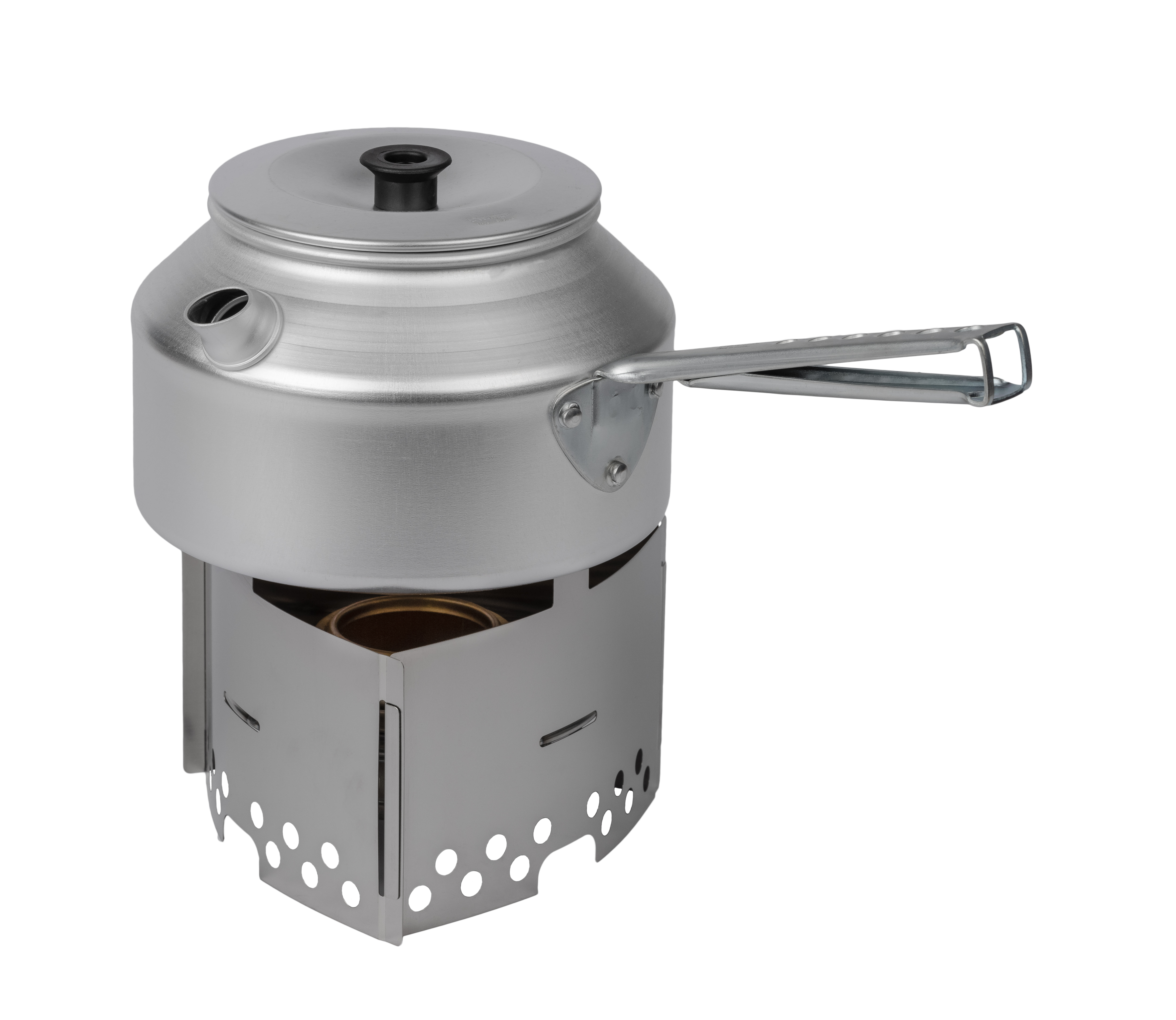 Trangia burner pot support and stabilizer. 