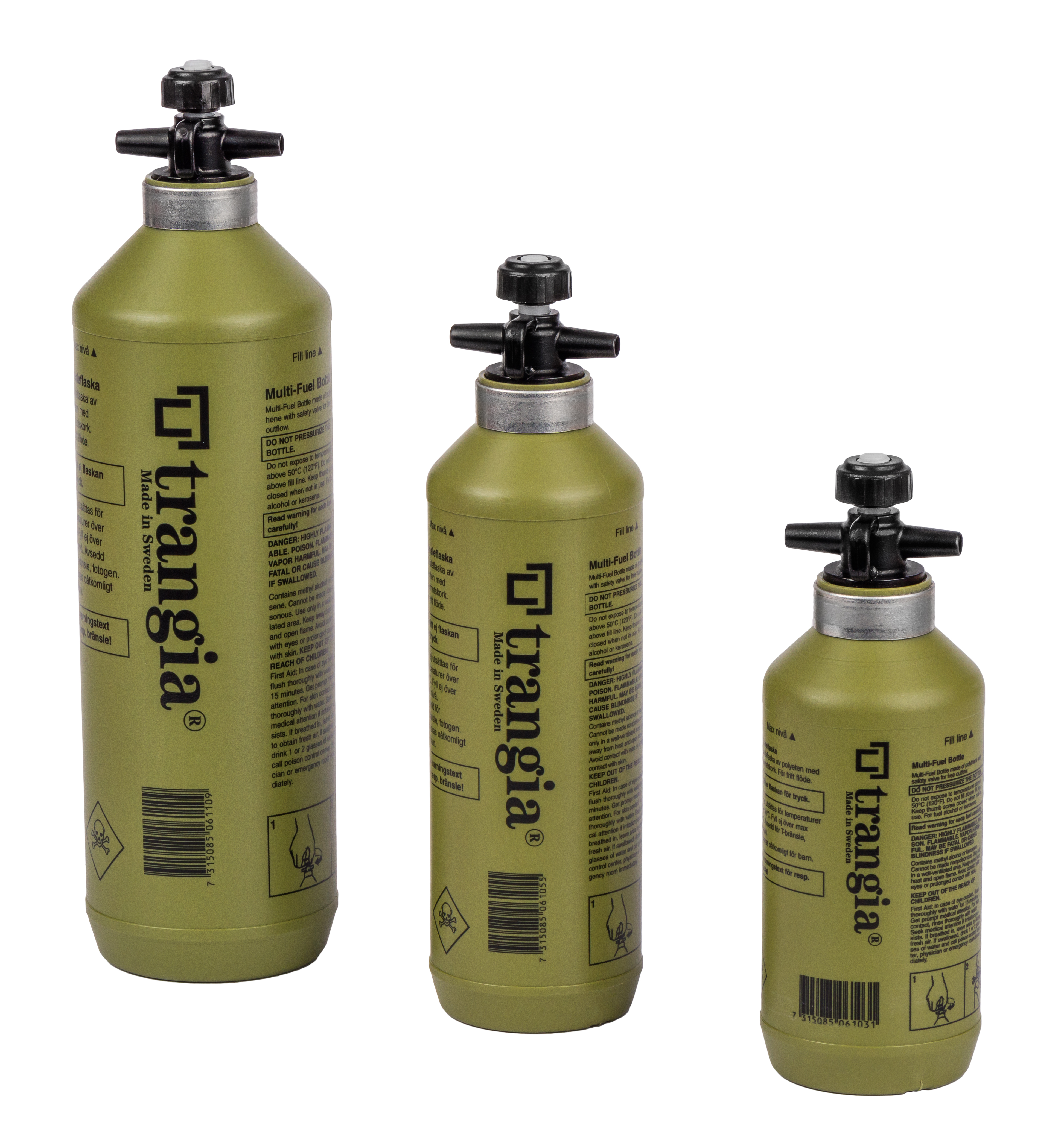 Fuel bottle 1,0l, olive - Trangia Webshop
