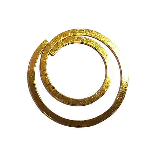 circular paper clips moon 100 psc small gold deskstore the shop