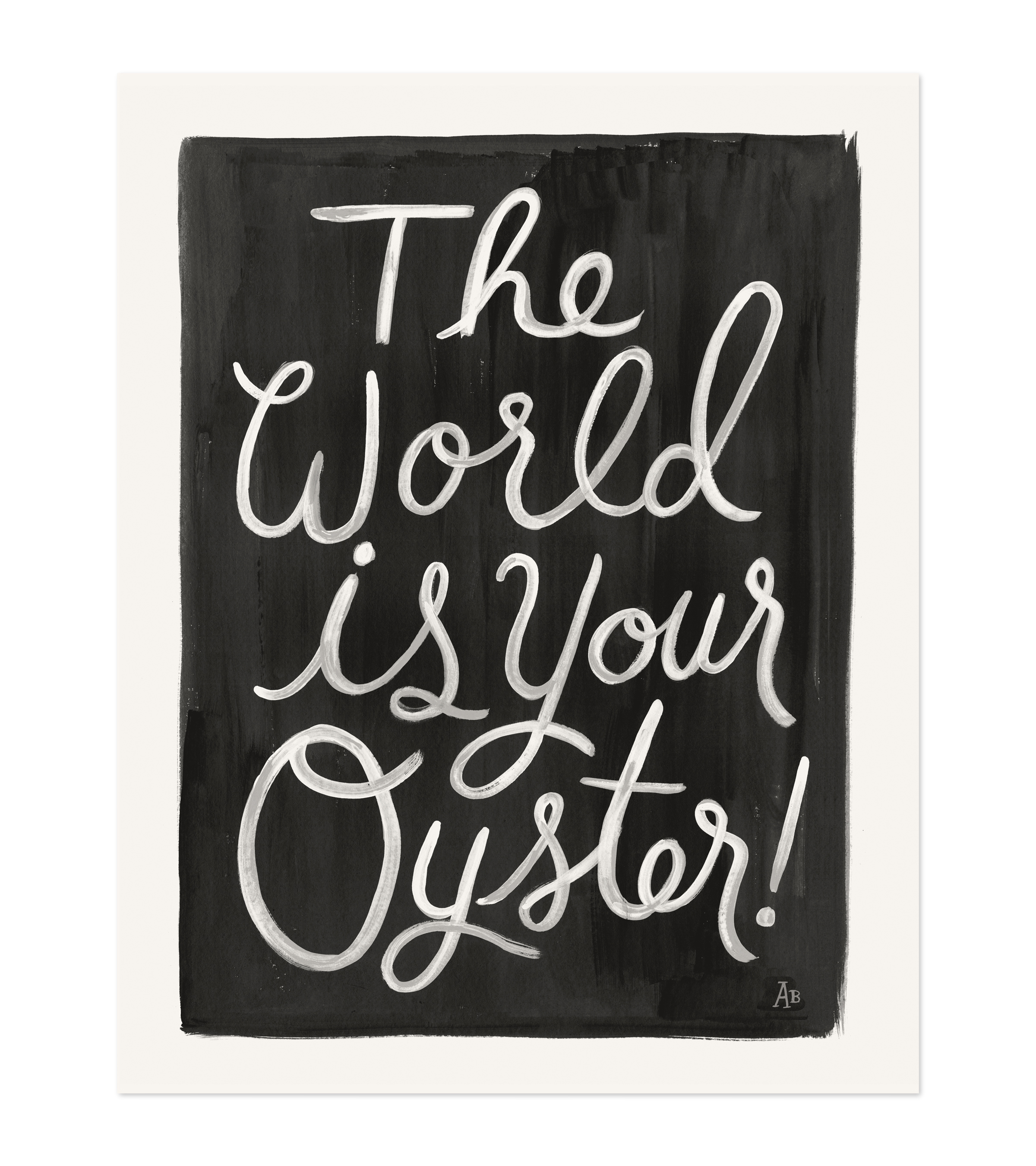 Riflepaperco Se The World Is Your Oyster Print 40x50   20841181 Origpic D63252 