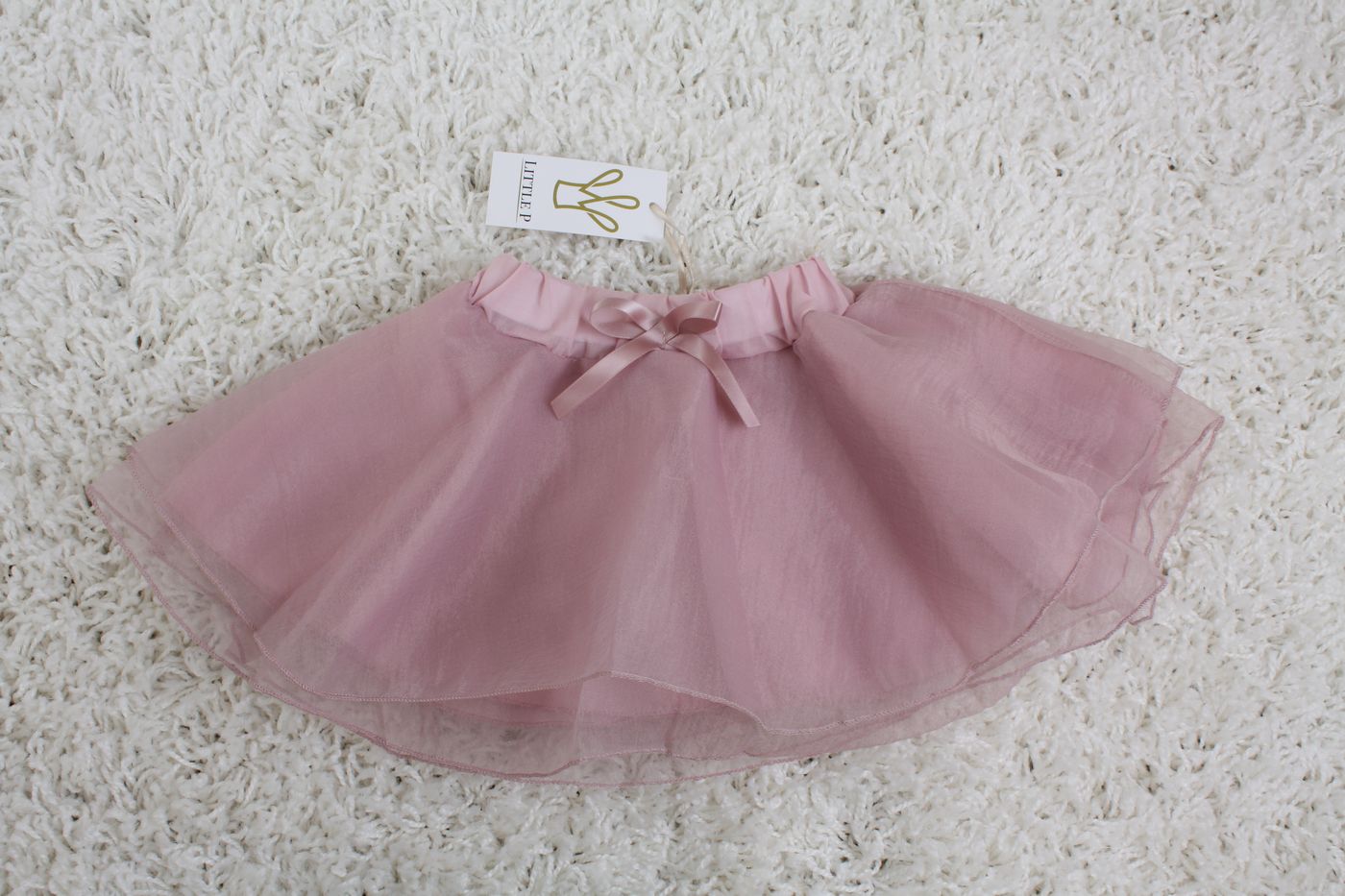  Organza  kjol Dusty  pink 