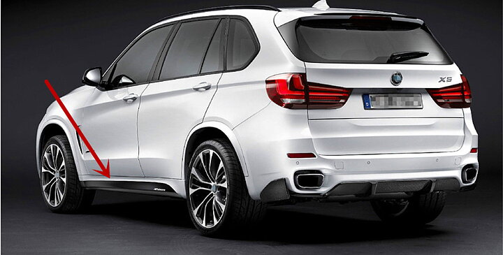 bmw m performance side skirt decals sticker auto accessories bmw x5 brake light on dashboard
