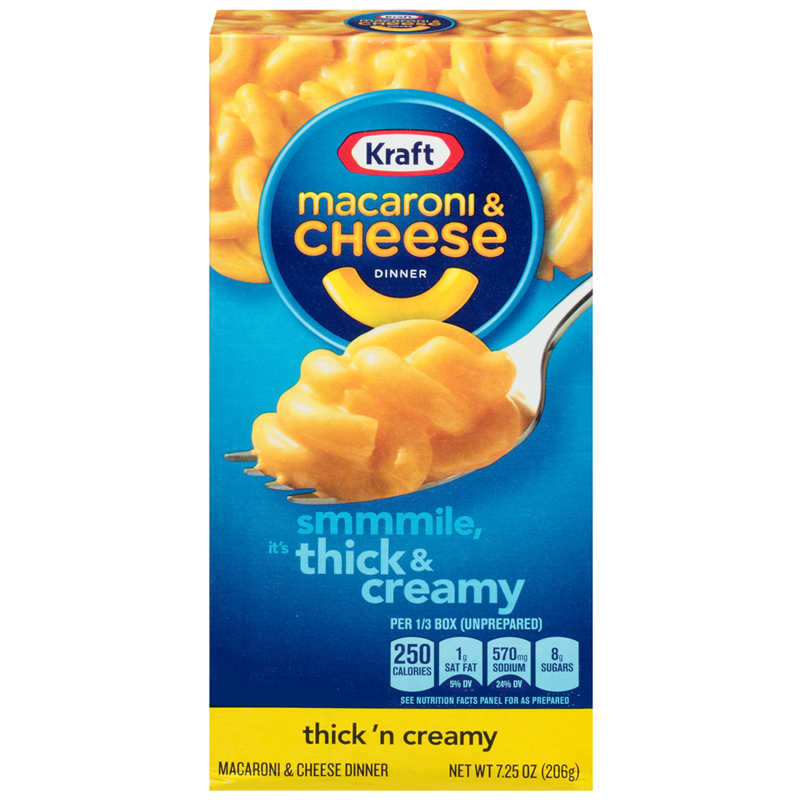 Kraft Macaroni Cheese Thick & Creamy (206 g) - Tasty America ...