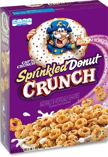 Cap'n Crunch Sprinkled Donut Crunch (353 g) - Tasty America ...
