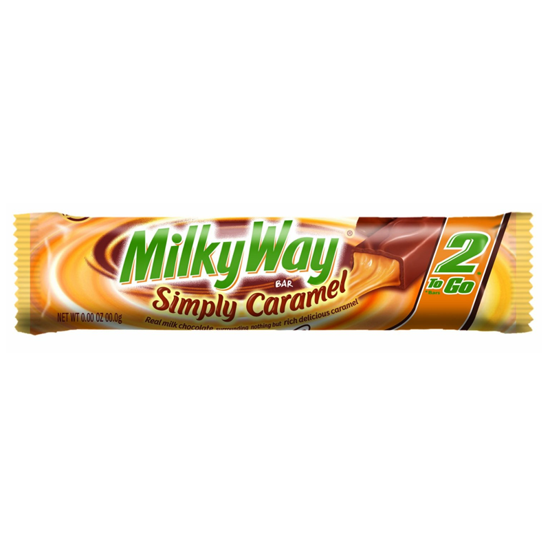 Milky Way Simply Caramel 2 To Go King Size (80,5 g) - Tasty America ...